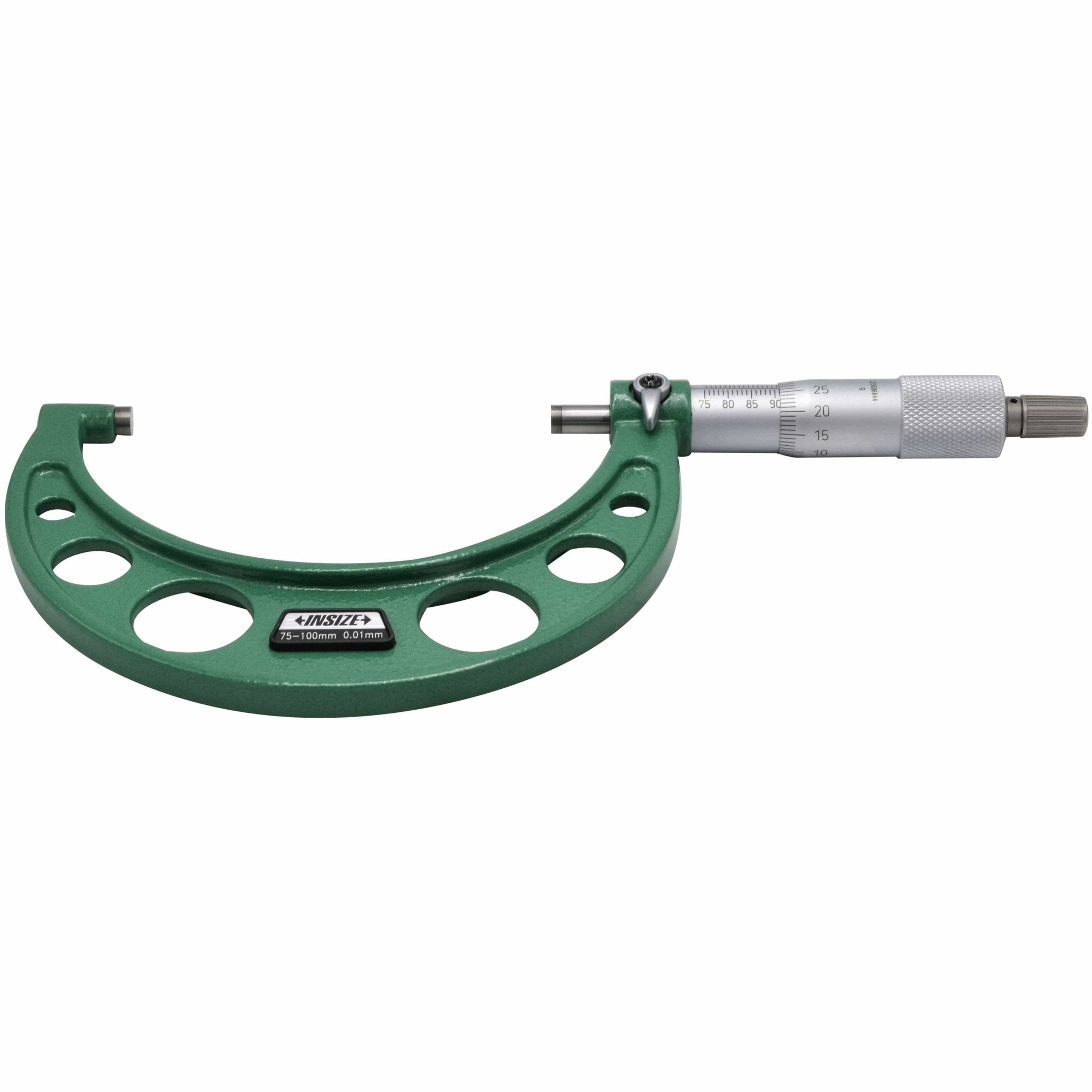 Insize Metric Outside Micrometer 75-100mm Range Series 3203-100A - Twin Eagle Imports