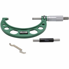 Insize Metric Outside Micrometer 75-100mm Range Series 3203-100A - Twin Eagle Imports
