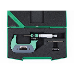Insize Metric Outside Micrometer W/ Analog Counter 25-50mm Range Series 3400-50 - Twin Eagle Imports