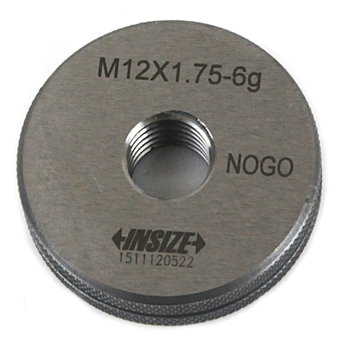 Insize NOGO Thread Ring Gauge M12X1.75 Series 4120-12N - Twin Eagle Imports