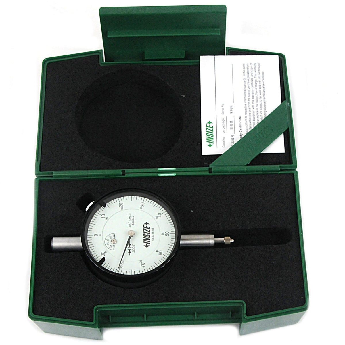 Insize Precision Dial Indicator 0.05" Range Series 2315-05 - Twin Eagle Imports