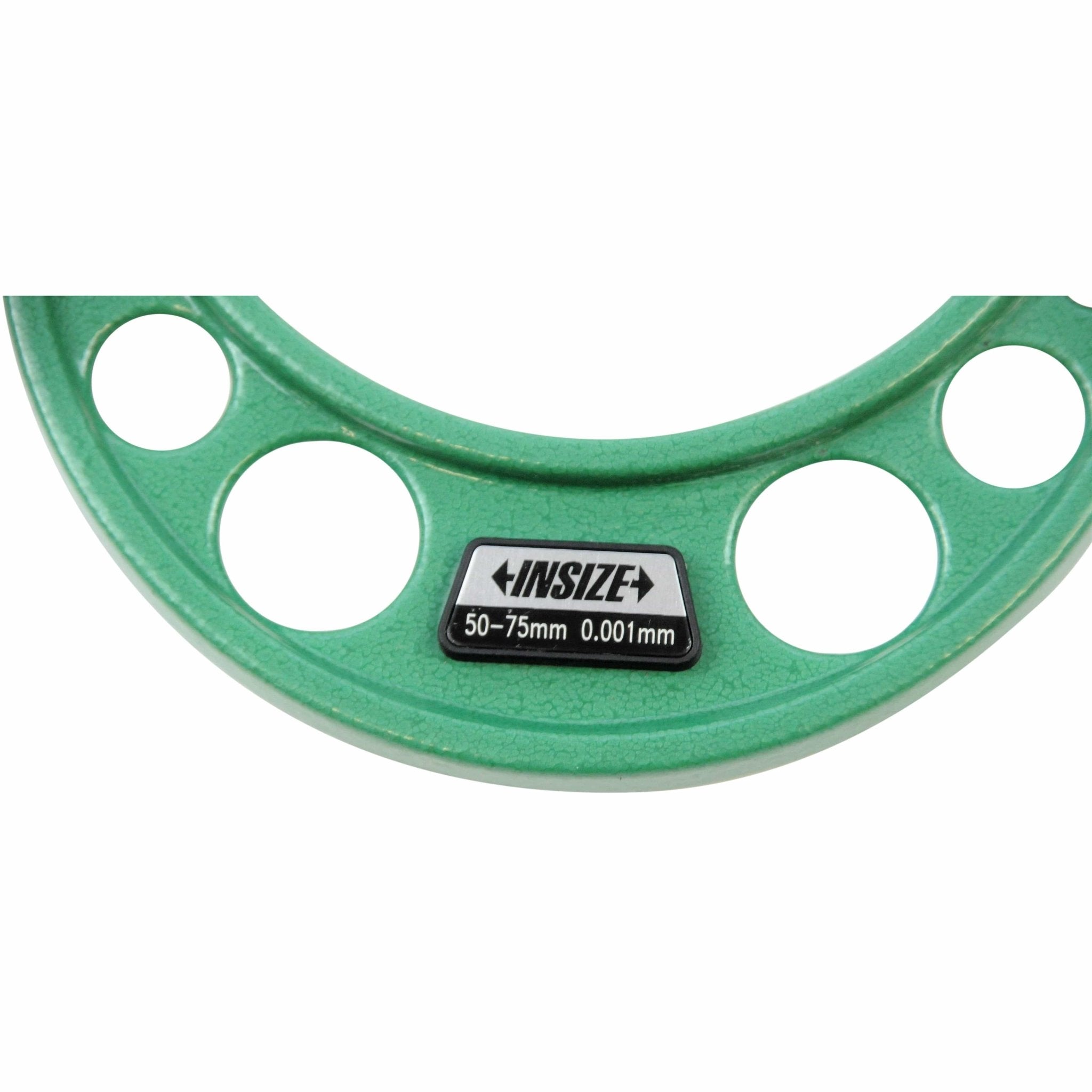 Insize Ratchet Stop Type Outside Micrometer 50-75mm Range Series 3210-75A - Twin Eagle Imports