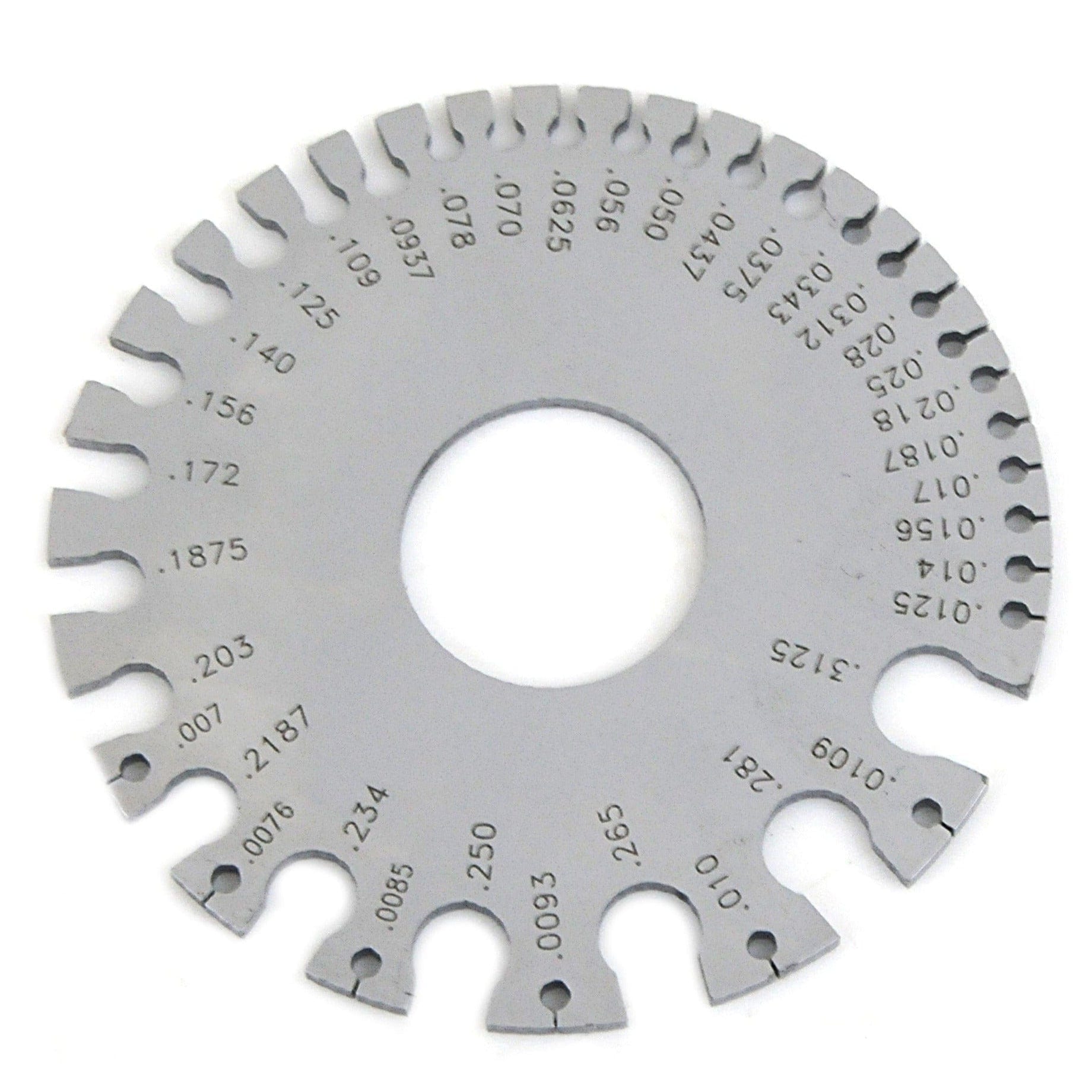 Insize Sheet Metal Gauge AWG 0–36 Range Series 4809 - Twin Eagle Imports