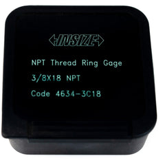 Insize Thread Ring Gauge 3/8" NPT Range Series 4634-3C18 - Twin Eagle Imports