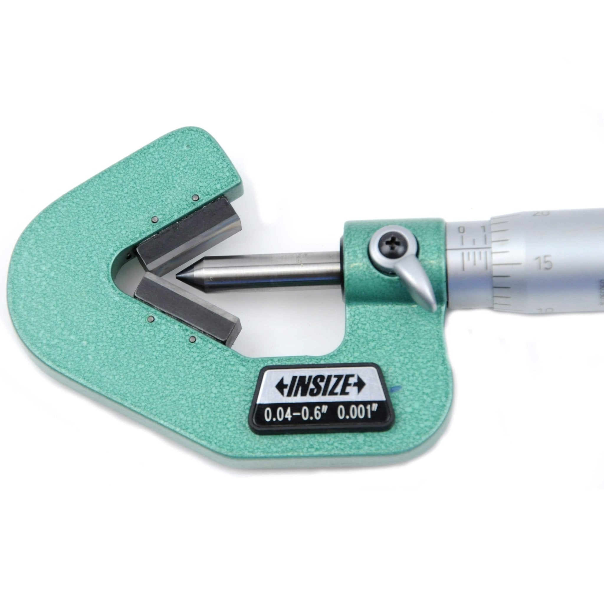 Insize V Shape Anvil Micrometer 0.04-0.6" Range Series 3290-063 - Twin Eagle Imports