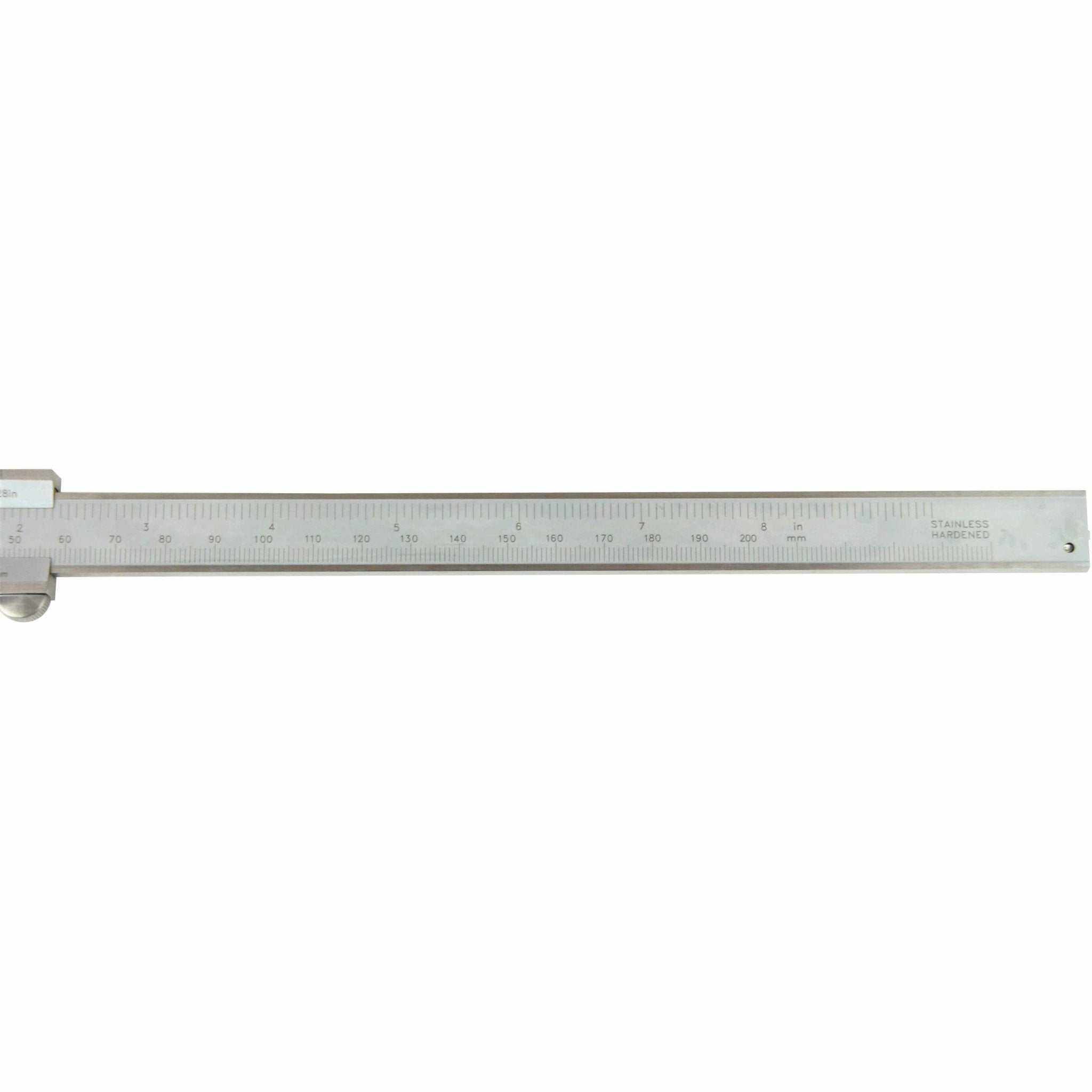 Insize Vernier Caliper 0-200mm/0-8" Range Series 1205-200S - Twin Eagle Imports
