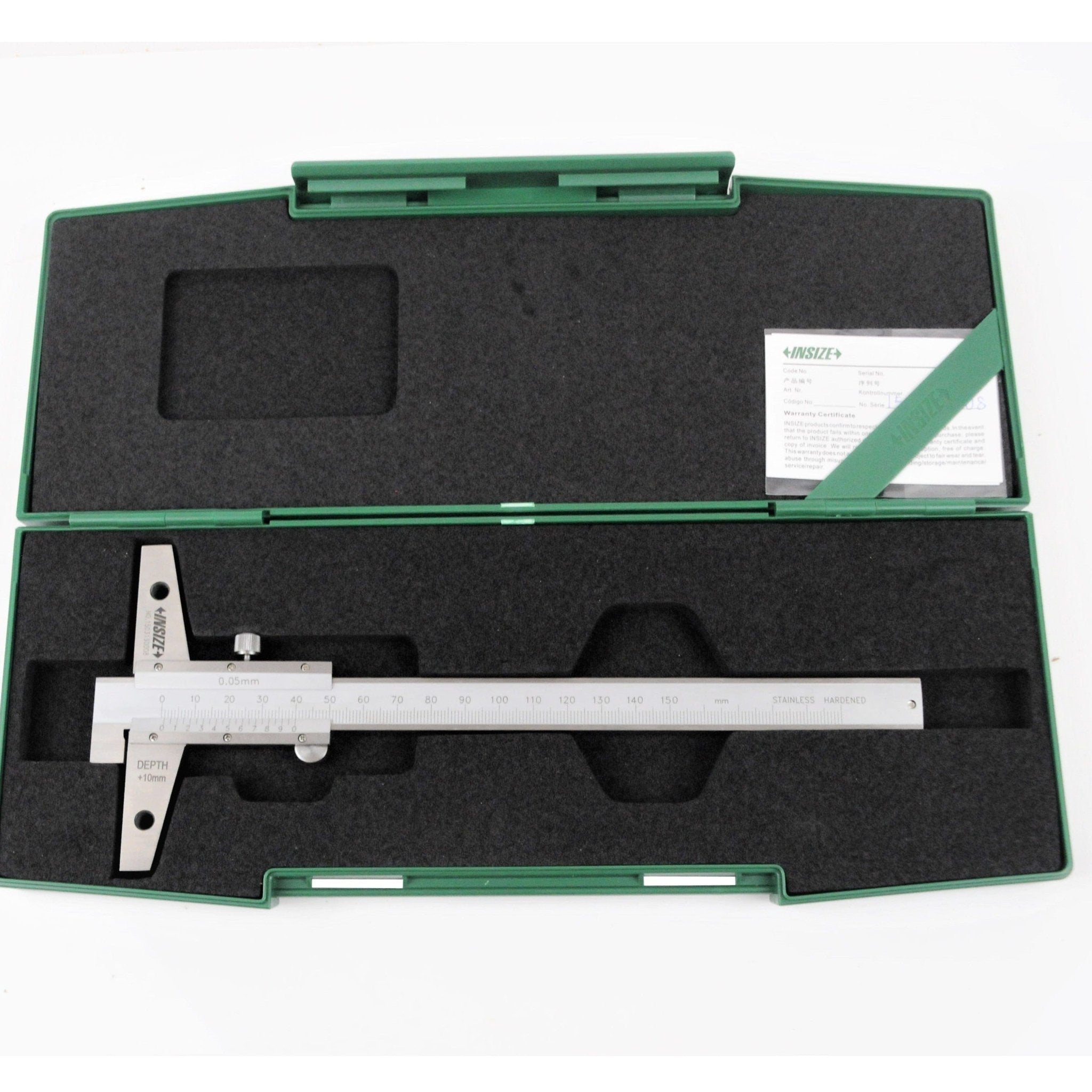 Insize Vernier Hook Depth Gauge 0-150mm Range Series 1248-150 - Twin Eagle Imports