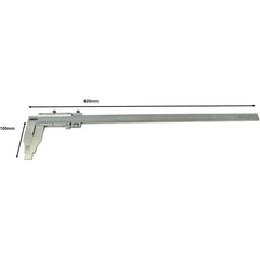 Insize Vernier Caliper 0-450mm/0-18" Range Series 1214-450