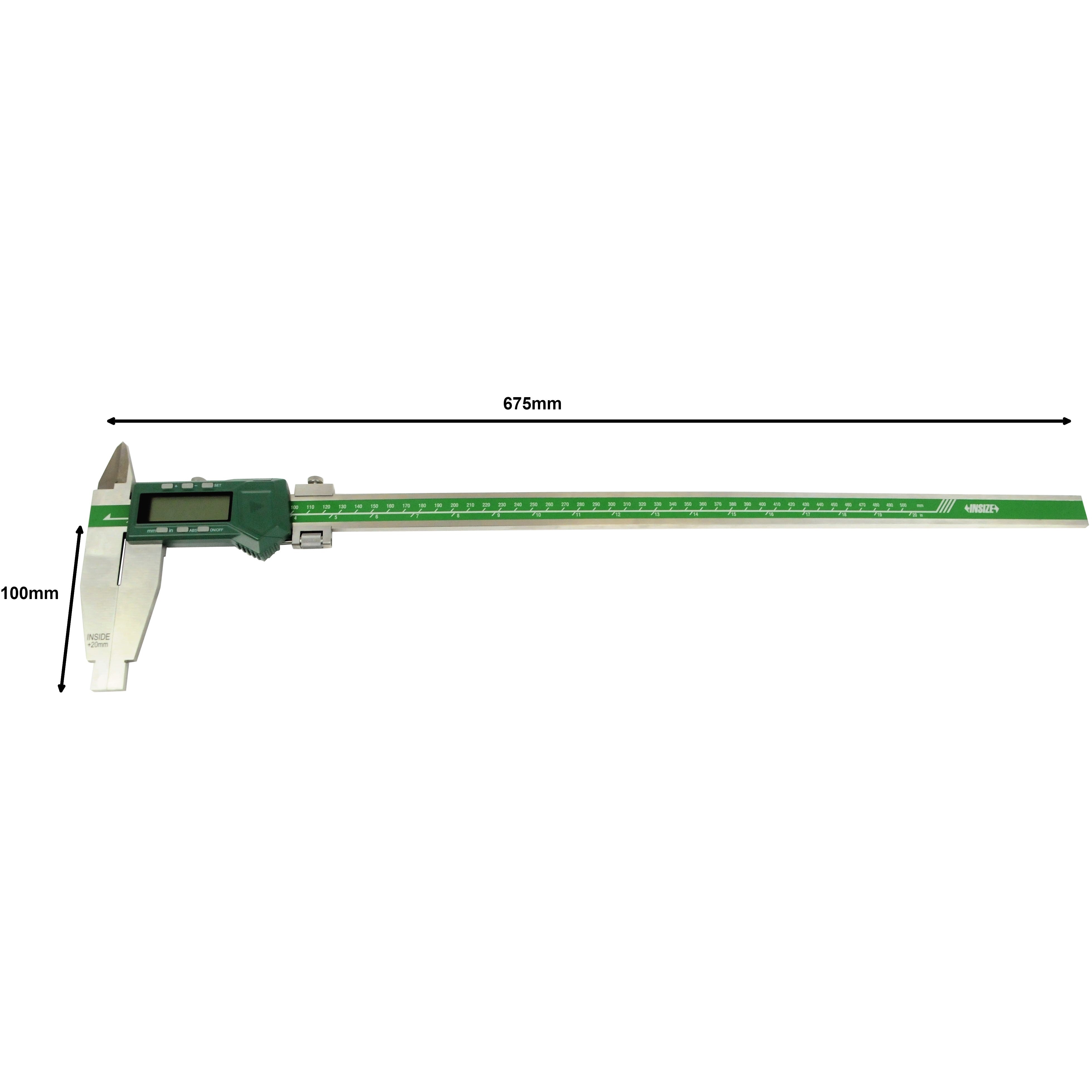 Insize Digital Caliper 0-500mm / 0-20" Range Series 1136-501