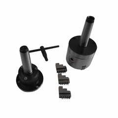 Morse 3 Revolving Lathe Chuck Plus Inside Outside Jaws - Twin Eagle Imports