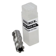 Twin Eagle Imports Annular Cutter 18 x 25mm D.O.C HSS Weldon Shank Annular Cutter