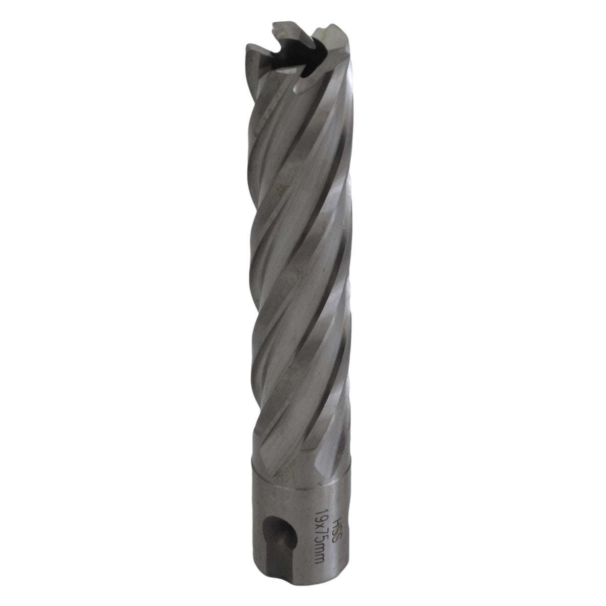 Twin Eagle Imports Annular Cutter 19 x 75mm D.O.C HSS Weldon Shank Annular Cutter