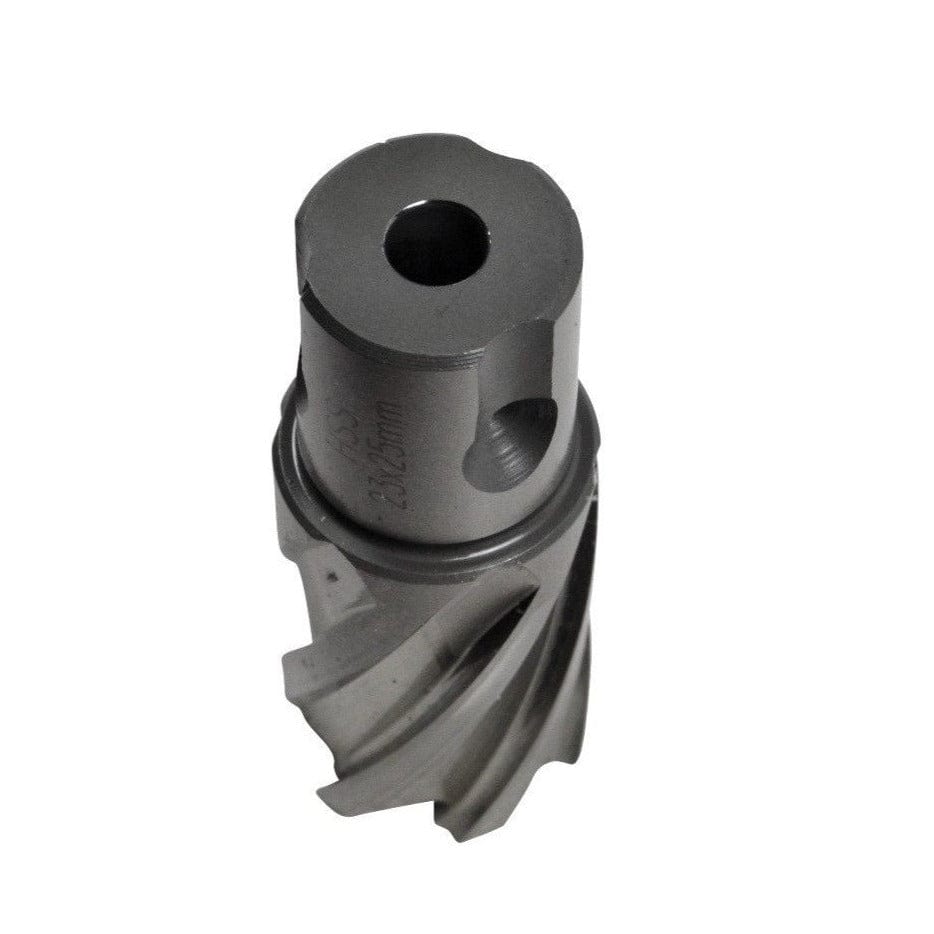 Twin Eagle Imports Annular Cutter 23 x 25mm D.O.C HSS Weldon Shank Annular Cutter