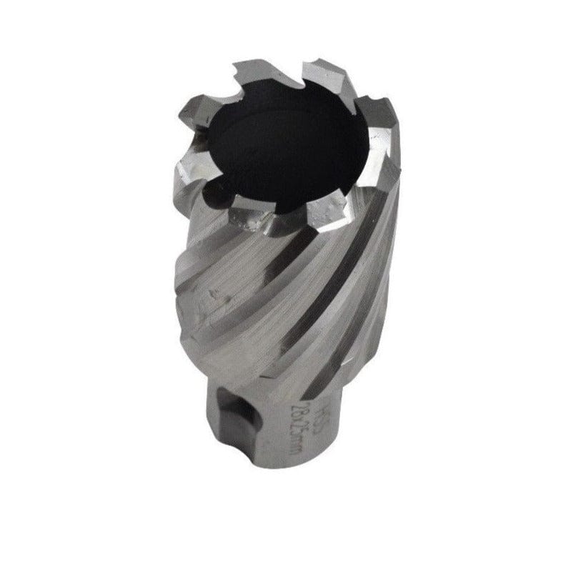 Twin Eagle Imports Annular Cutter 28 x 25mm D.O.C HSS Weldon Shank Annular Cutter