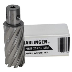 Twin Eagle Imports Annular Cutter 28 x 50mm D.O.C HSS Weldon Shank Annular Cutter