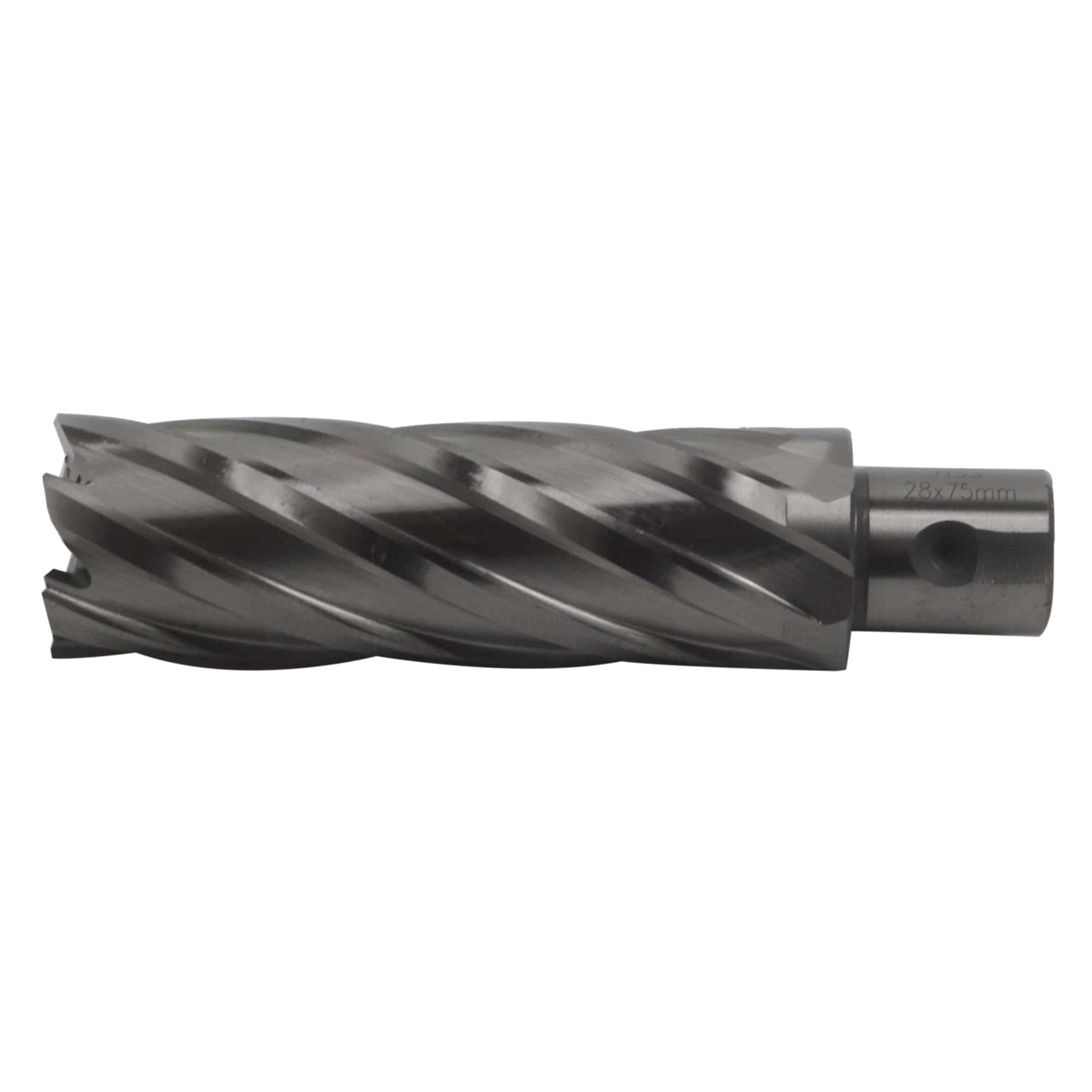 Twin Eagle Imports Annular Cutter 28 x 75mm D.O.C HSS Weldon Shank Annular Cutter