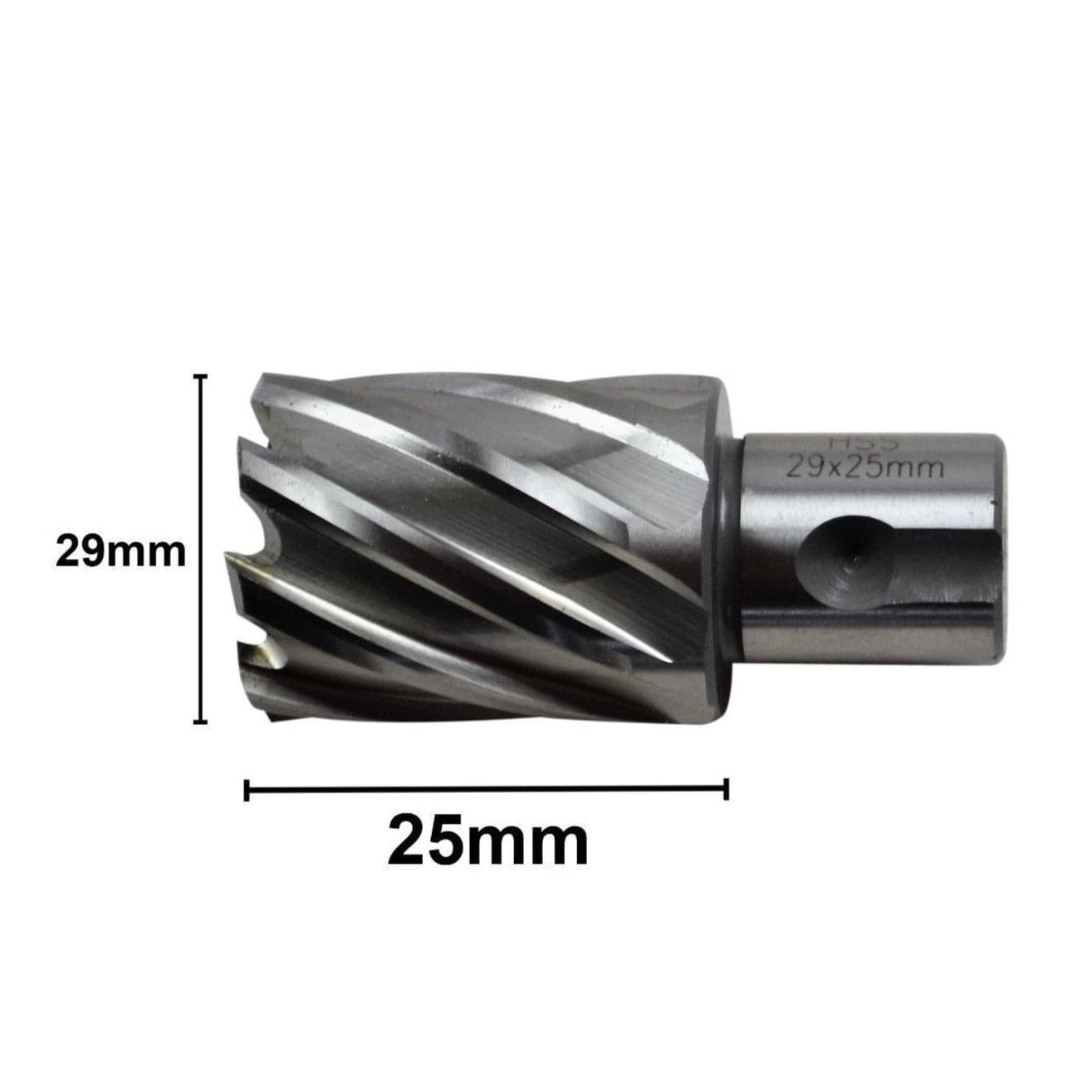 Twin Eagle Imports Annular Cutter 29 x 25mm D.O.C HSS Weldon Shank Annular Cutter