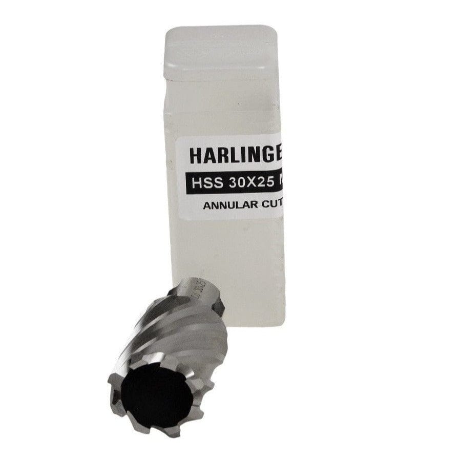 Twin Eagle Imports Annular Cutter 30 x 25mm D.O.C HSS Weldon Shank Annular Cutter