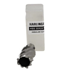 Twin Eagle Imports Annular Cutter 30 x 25mm D.O.C HSS Weldon Shank Annular Cutter