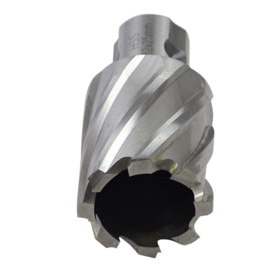 Twin Eagle Imports Annular Cutter 32 x 25mm D.O.C HSS Weldon Shank Annular Cutter