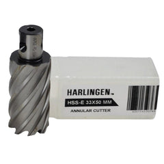 Twin Eagle Imports Annular Cutter 33 x 50mm D.O.C HSS Weldon Shank Annular Cutter