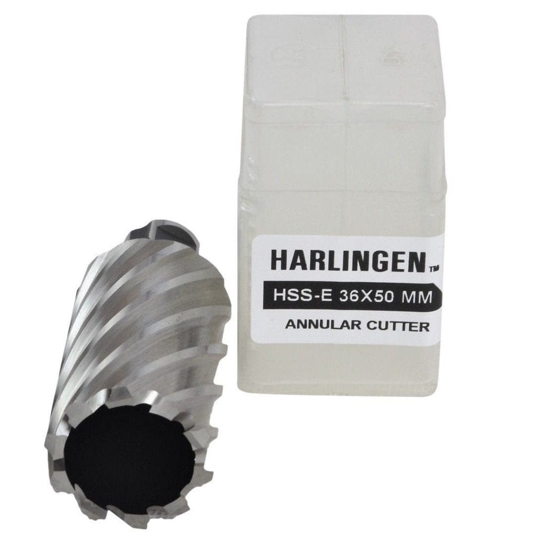 Twin Eagle Imports Annular Cutter 36 x 50mm D.O.C HSS Weldon Shank Annular Cutter