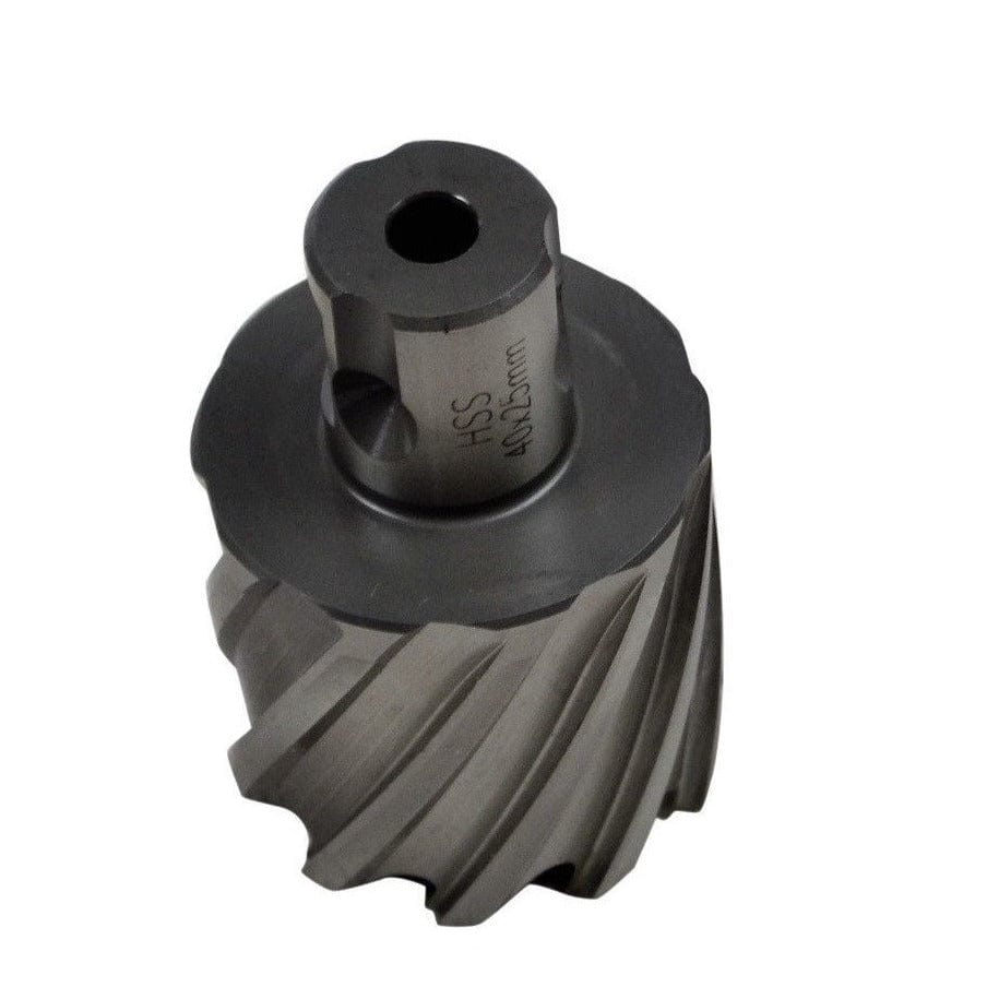 Twin Eagle Imports Annular Cutter 40 x 25mm D.O.C HSS Weldon Shank Annular Cutter