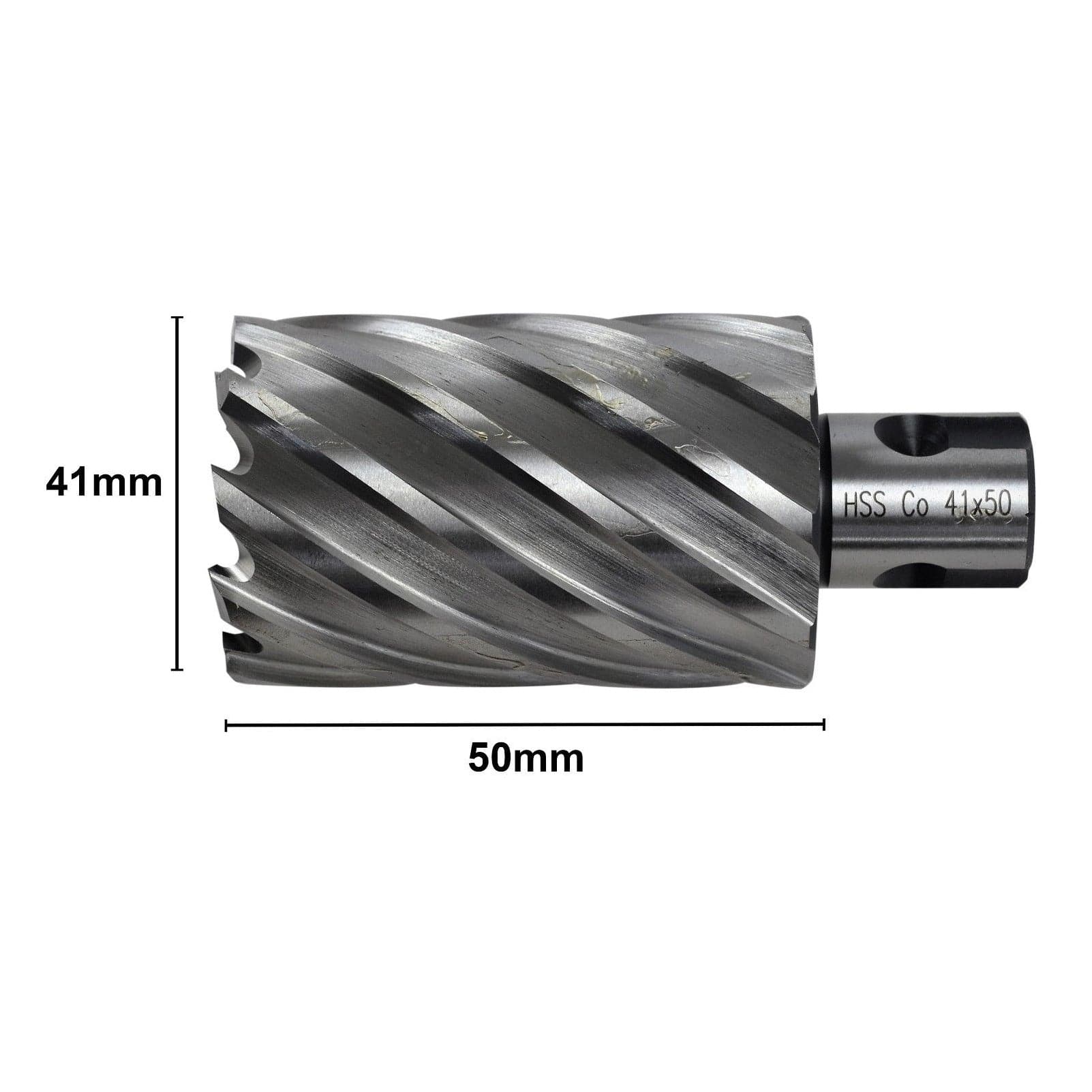Twin Eagle Imports Annular Cutter 41 x 50mm D.O.C HSS Weldon Shank Annular Cutter