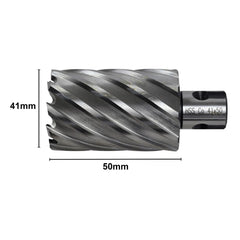 Twin Eagle Imports Annular Cutter 41 x 50mm D.O.C HSS Weldon Shank Annular Cutter