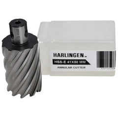 Twin Eagle Imports Annular Cutter 41 x 50mm D.O.C HSS Weldon Shank Annular Cutter