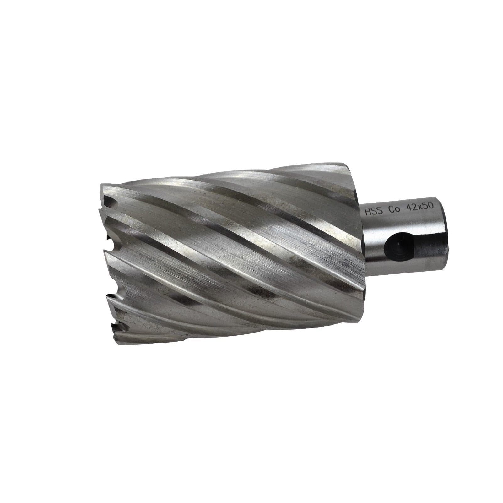 Twin Eagle Imports Annular Cutter 42 x 50mm D.O.C HSS Weldon Shank Annular Cutter