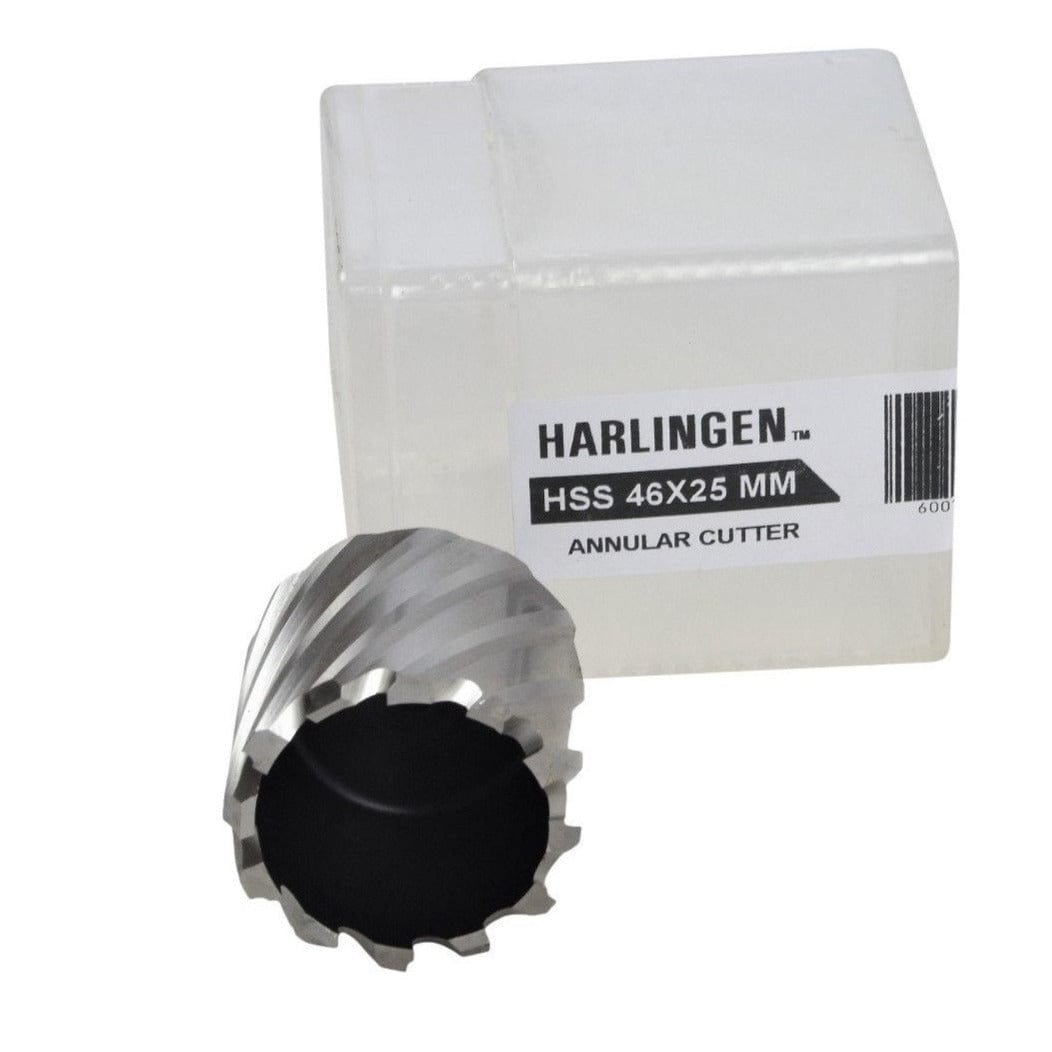 Twin Eagle Imports Annular Cutter 46 x 25mm D.O.C HSS Weldon Shank Annular Cutter