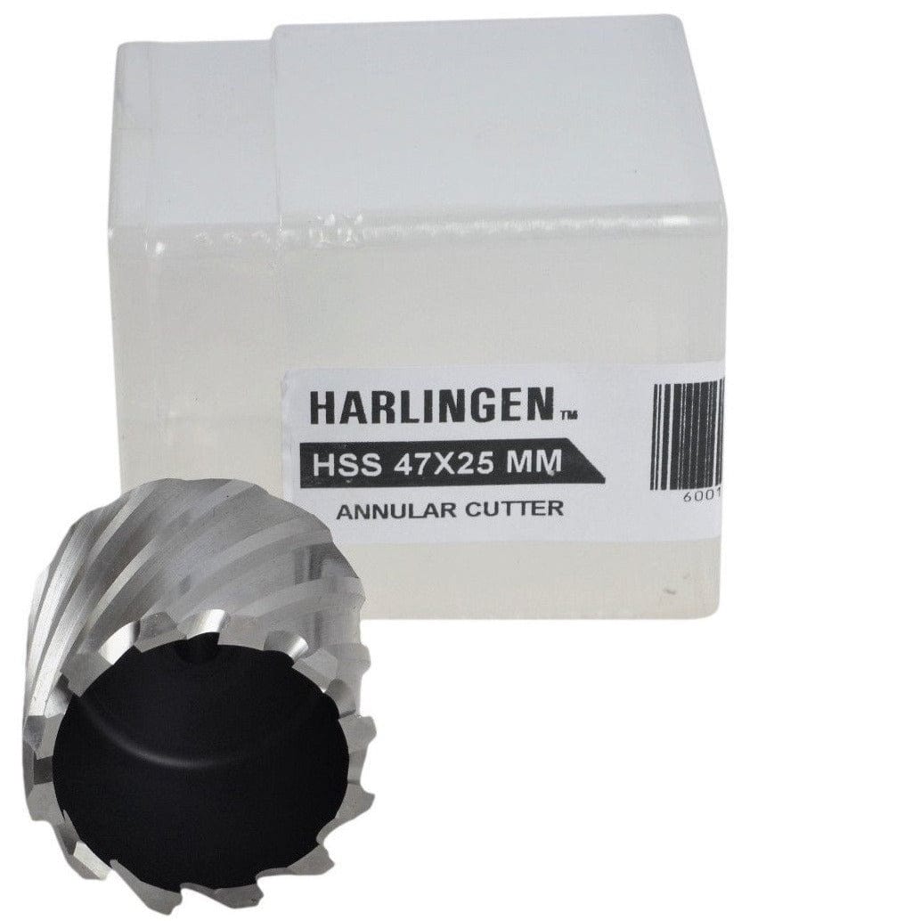 Twin Eagle Imports Annular Cutter 47 x 25mm D.O.C HSS Weldon Shank Annular Cutter