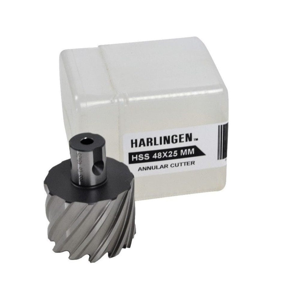 Twin Eagle Imports Annular Cutter 48 x 25mm D.O.C HSS Weldon Shank Annular Cutter