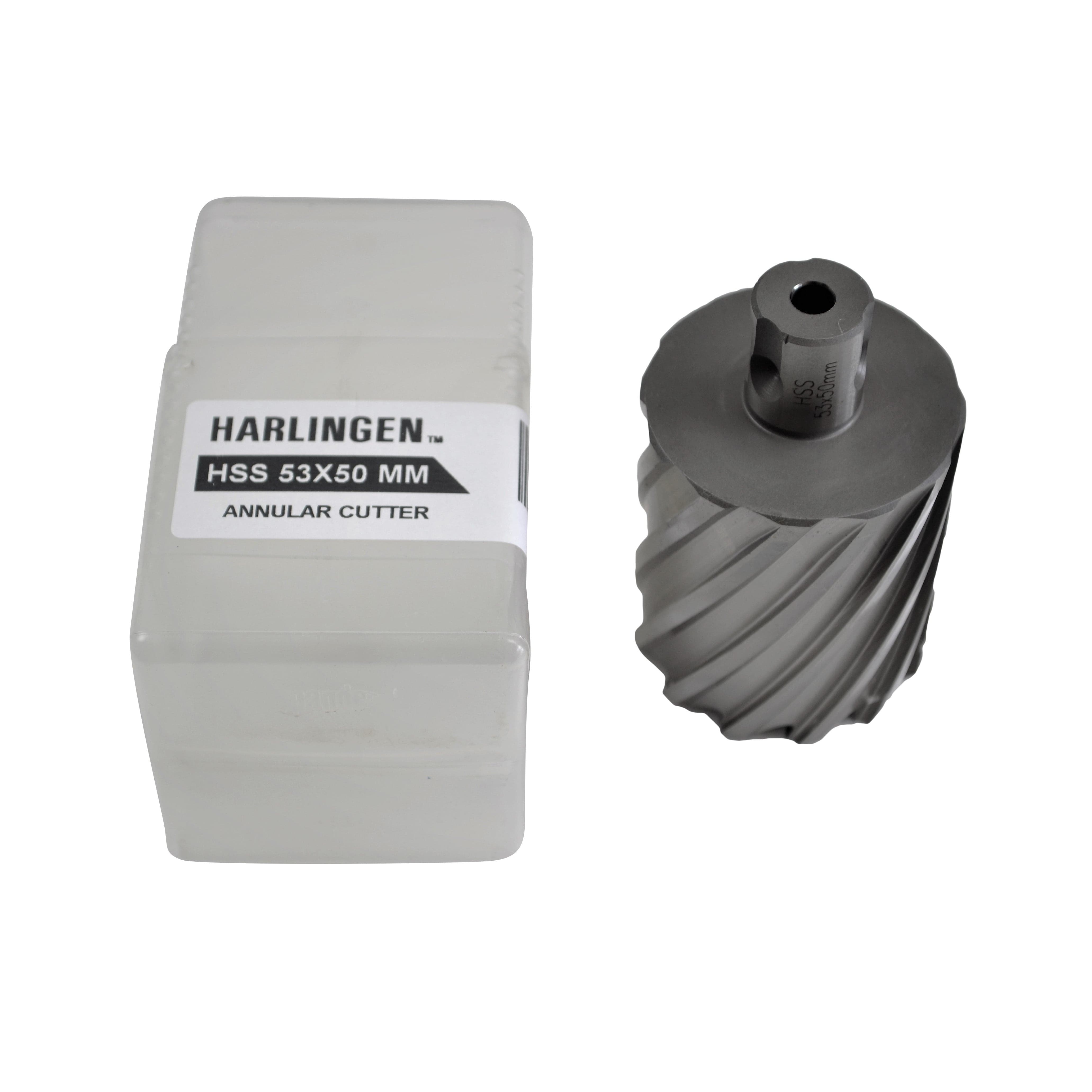 Twin Eagle Imports Annular Cutter 53 x 50mm D.O.C HSS Weldon Shank Annular Cutter