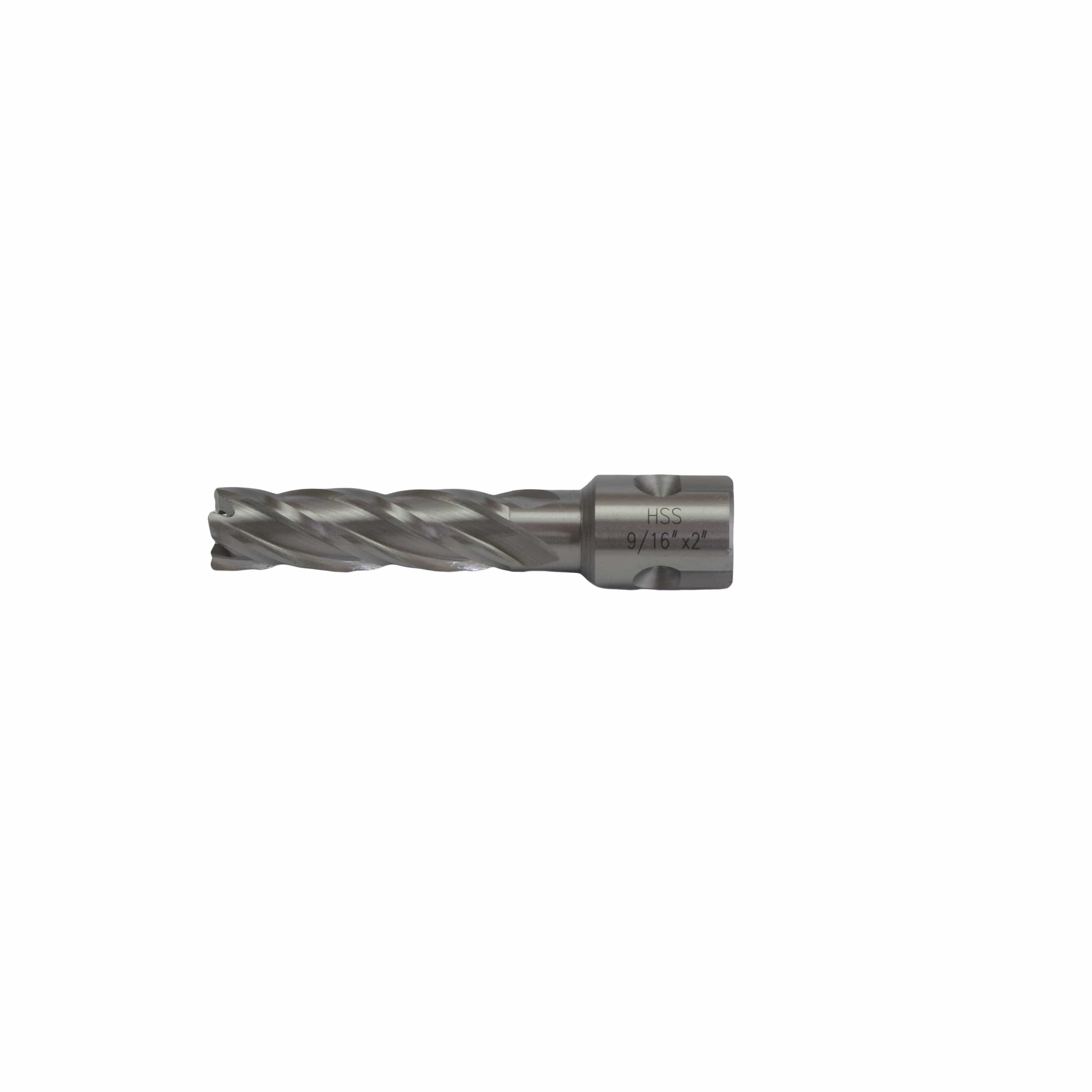 Twin Eagle Imports Annular Cutter 9/16" x 2" HSS Annular Cutter, 3/4" Universal Weldon Shank, Harlingen Rotabroach