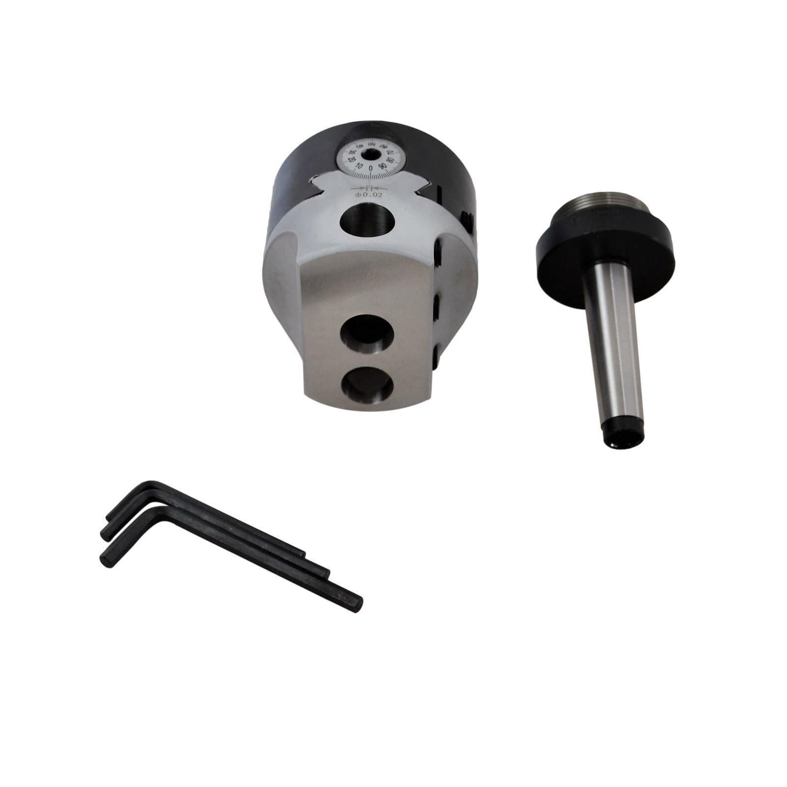 Twin Eagle Imports Boring Head Boring Head 3" 75mm with Morse 2 M10 Drawbar Arbor