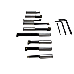 Twin Eagle Imports Boring Head Kit 50mm Boring Head Set MT3 M12 Drawbar Shank