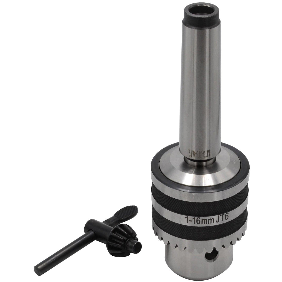 Twin Eagle Imports Chuck 1-16mm Key Drill Chuck includes JT6 MT3 Drawbar Arbor