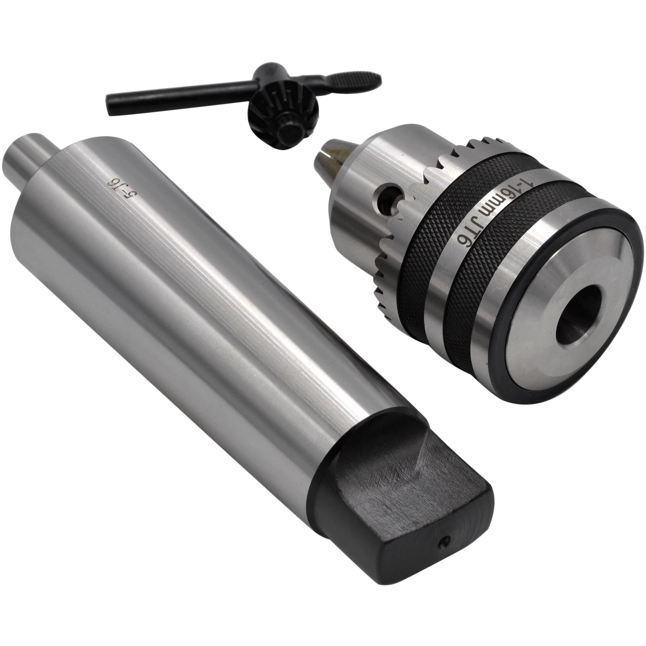 Twin Eagle Imports Chuck 1-16mm Key Drill Chuck includes JT6 MT5 Arbor