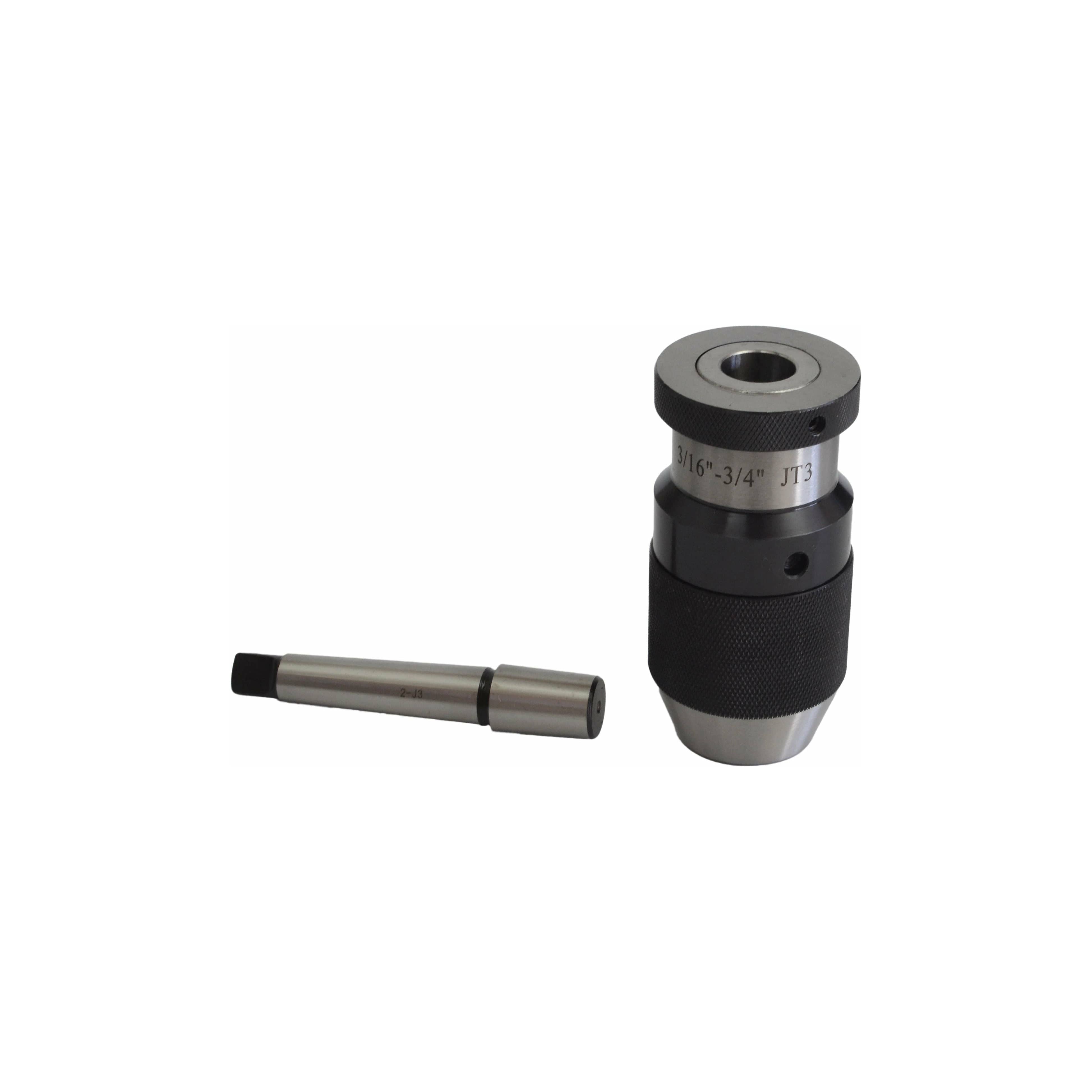 Twin Eagle Imports Chuck 3/16"-3/4" JT3 Keyless Drill Chuck MT2 Arbor  with Tang B Series
