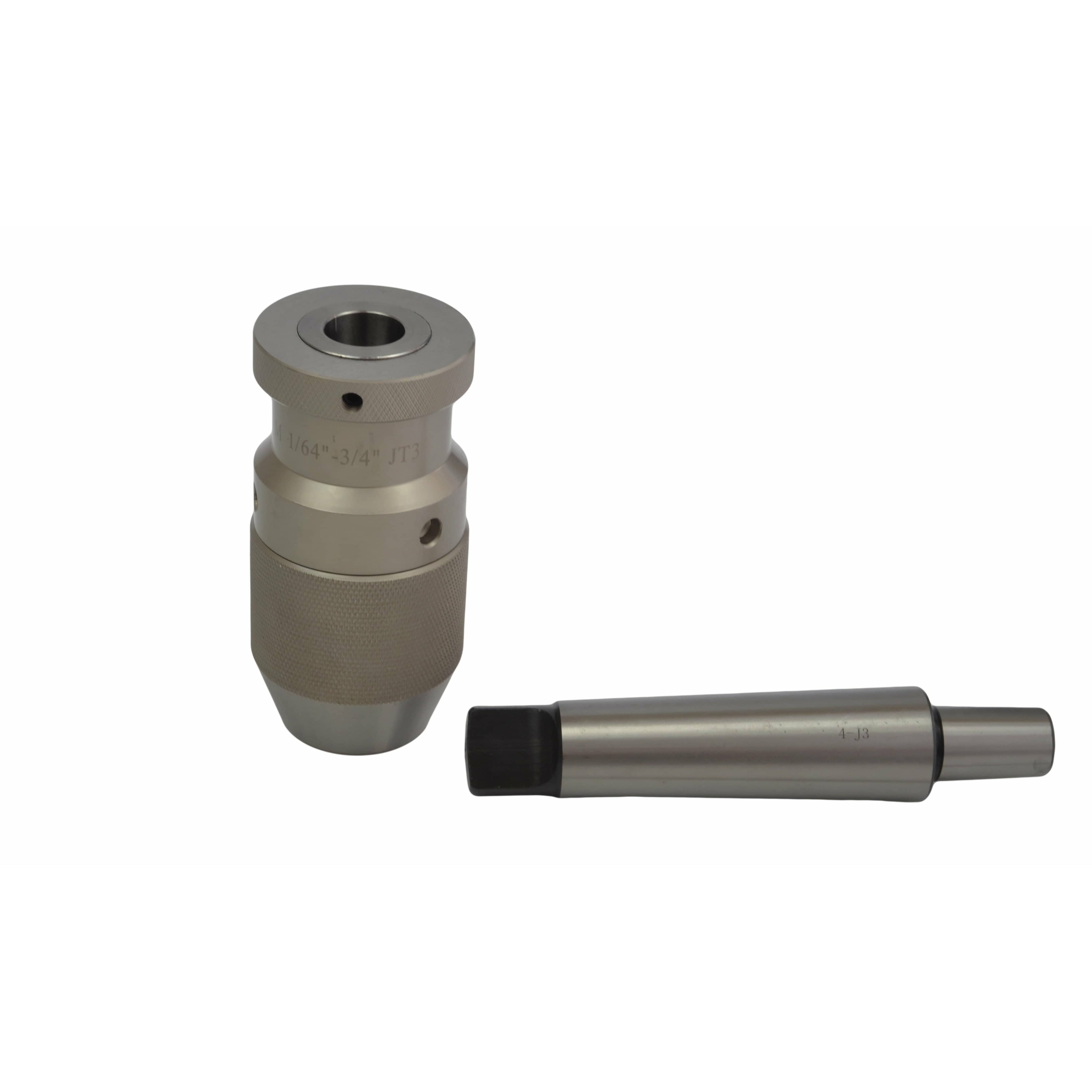 Twin Eagle Imports Chuck 3/16"-3/4" JT3 Keyless Drill Chuck MT4 Arbor with Tang M Series