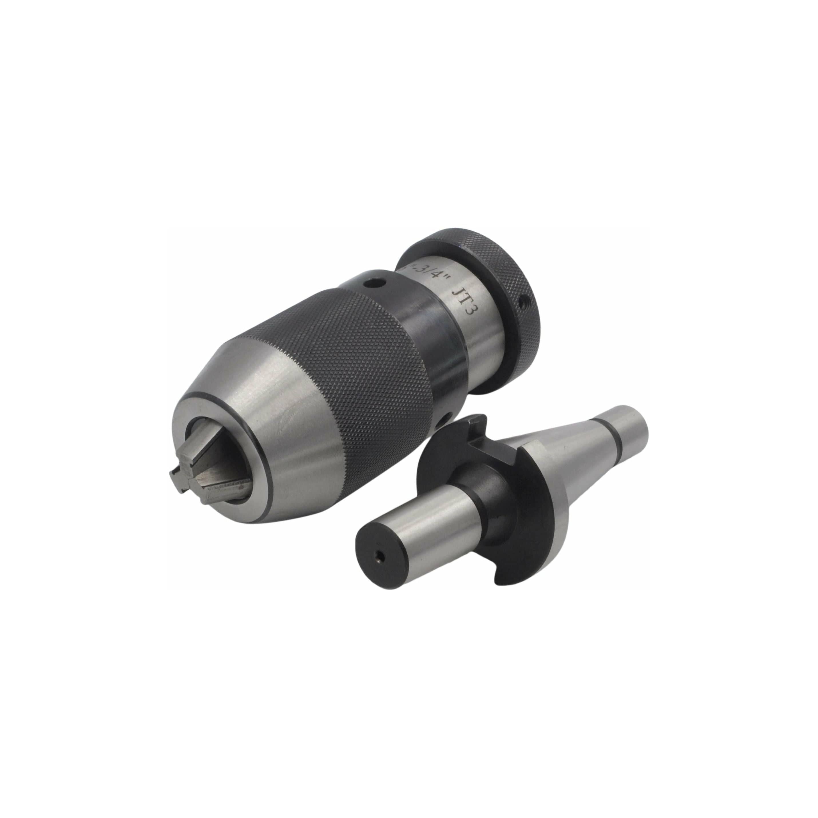 Twin Eagle Imports Chuck 3/16" - 3/4" JT3 Keyless Drill Chuck NT30 Drawbar Arbor B Series