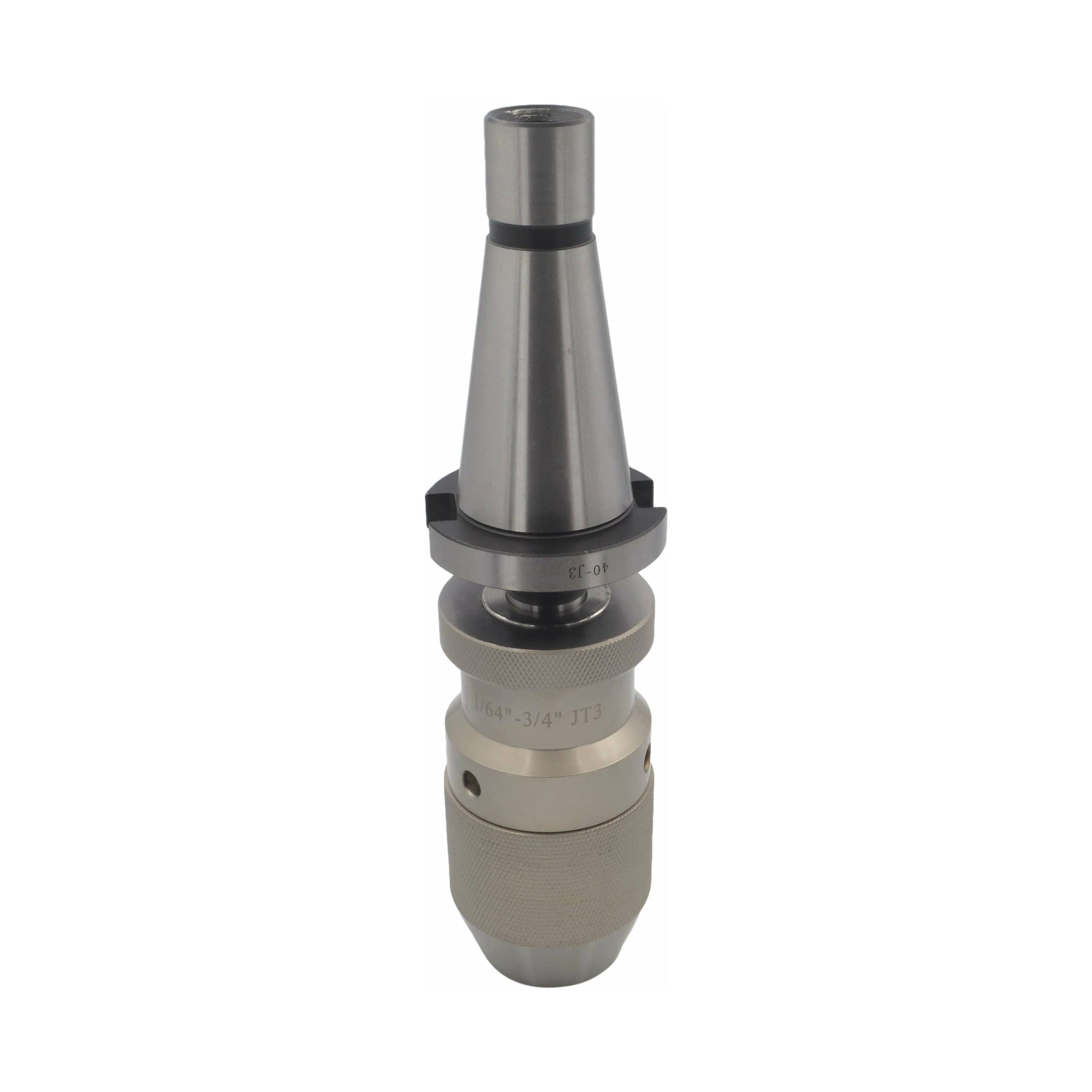 Twin Eagle Imports Chuck 3/16"-3/4" JT3 Keyless Drill Chuck NT40 Drawbar Arbor M Series