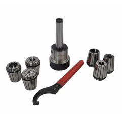 Twin Eagle Imports Collet Kit 18 pc collets 3-20mm ER32 MT2 Precision Milling Collet Set