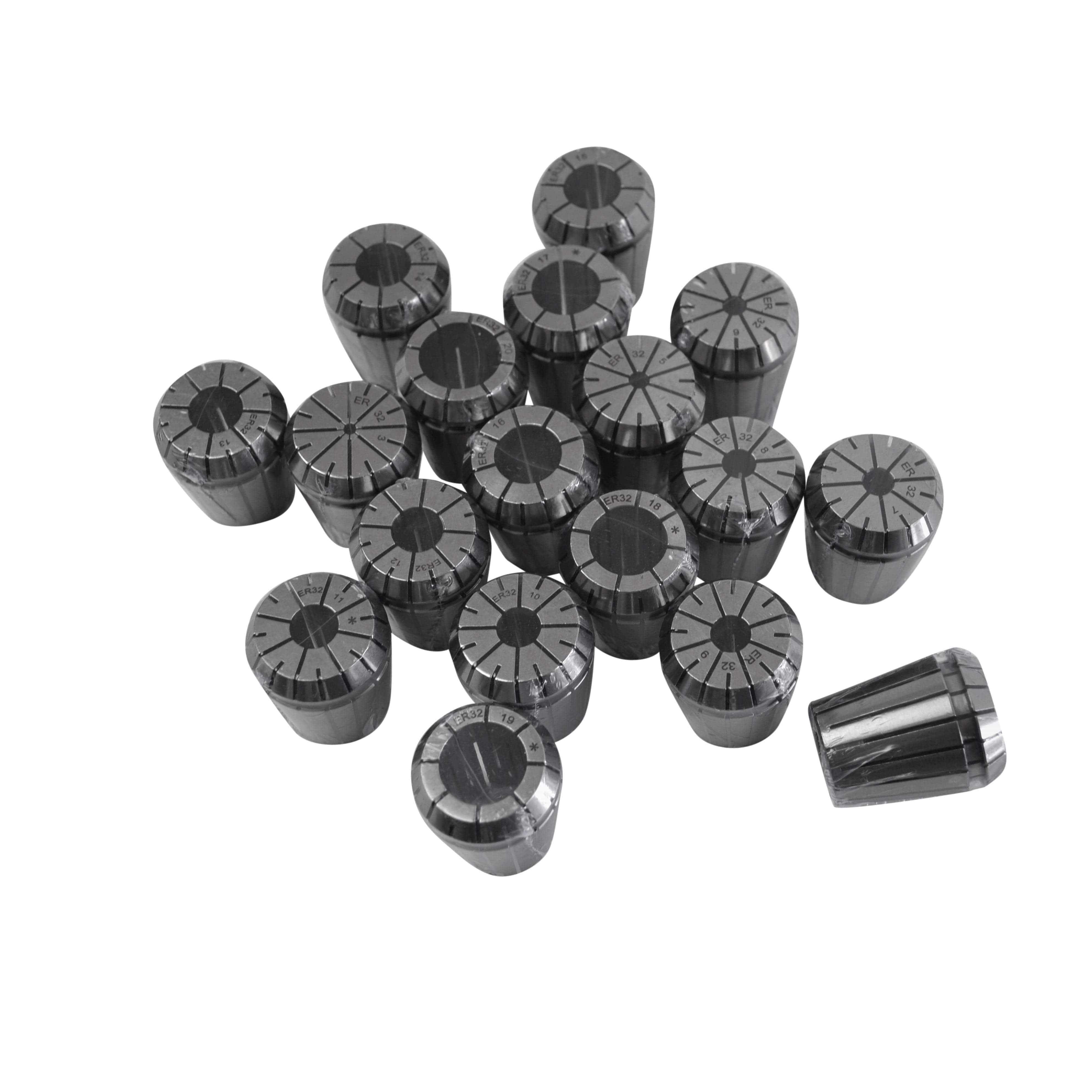 Twin Eagle Imports Collet Kit 18 Piece ER32 Collet Kit 2-20mm