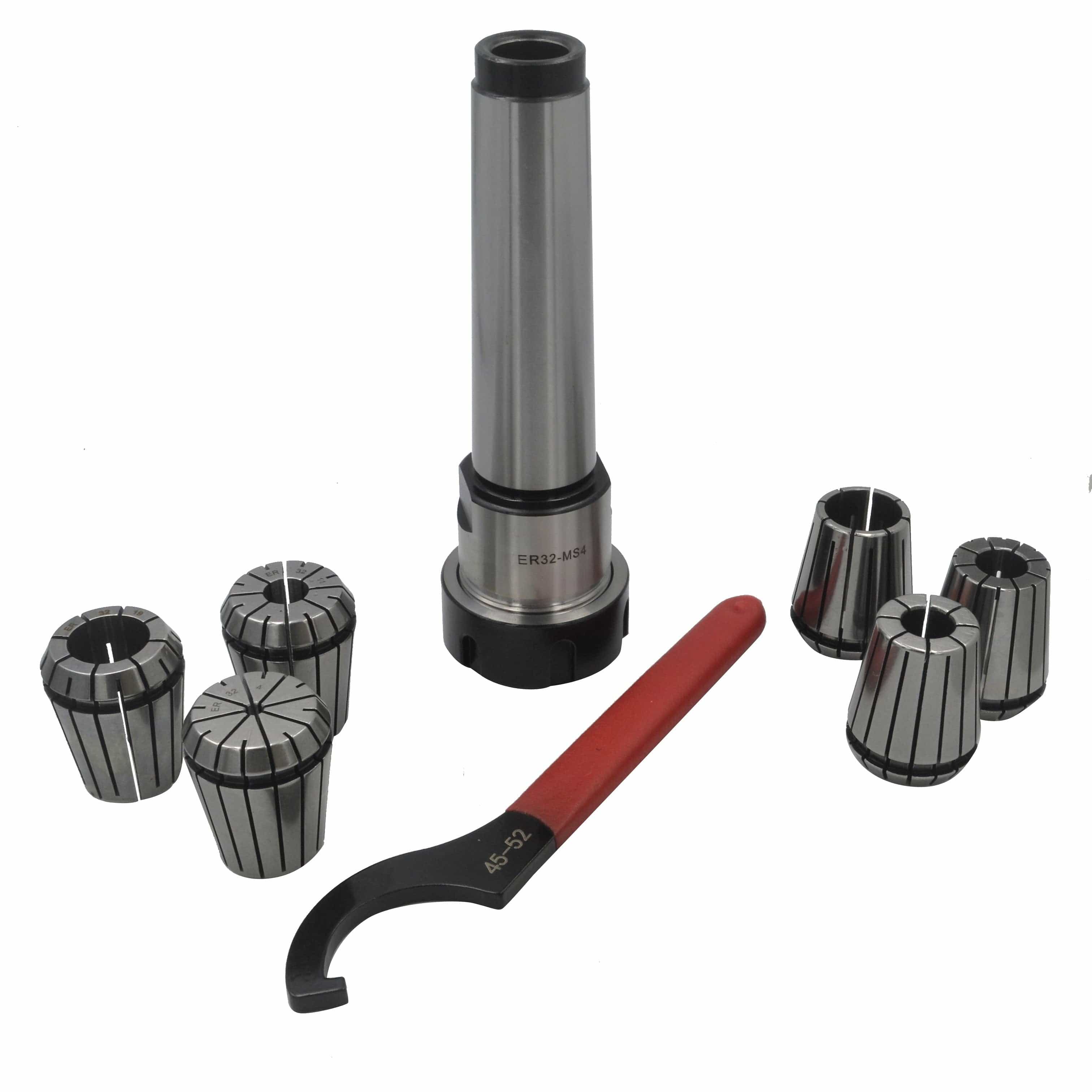 Twin Eagle Imports Collet Kit 18 piece ER32 MT4 Precision Spring Collet Set