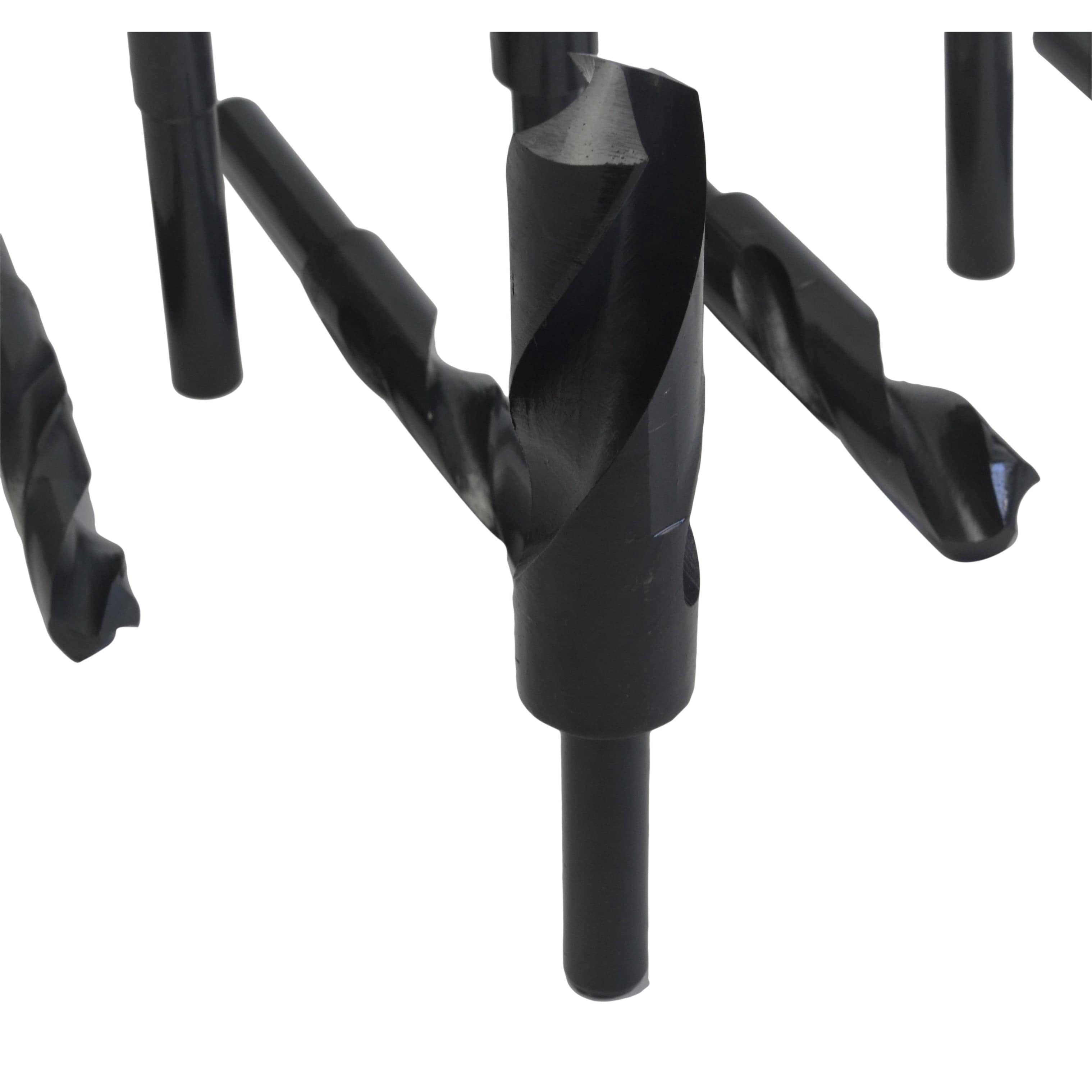 Twin Eagle Imports Drill Bits 8PC 1/2" REDUCED SHANK DRILL SET 9/16-1"