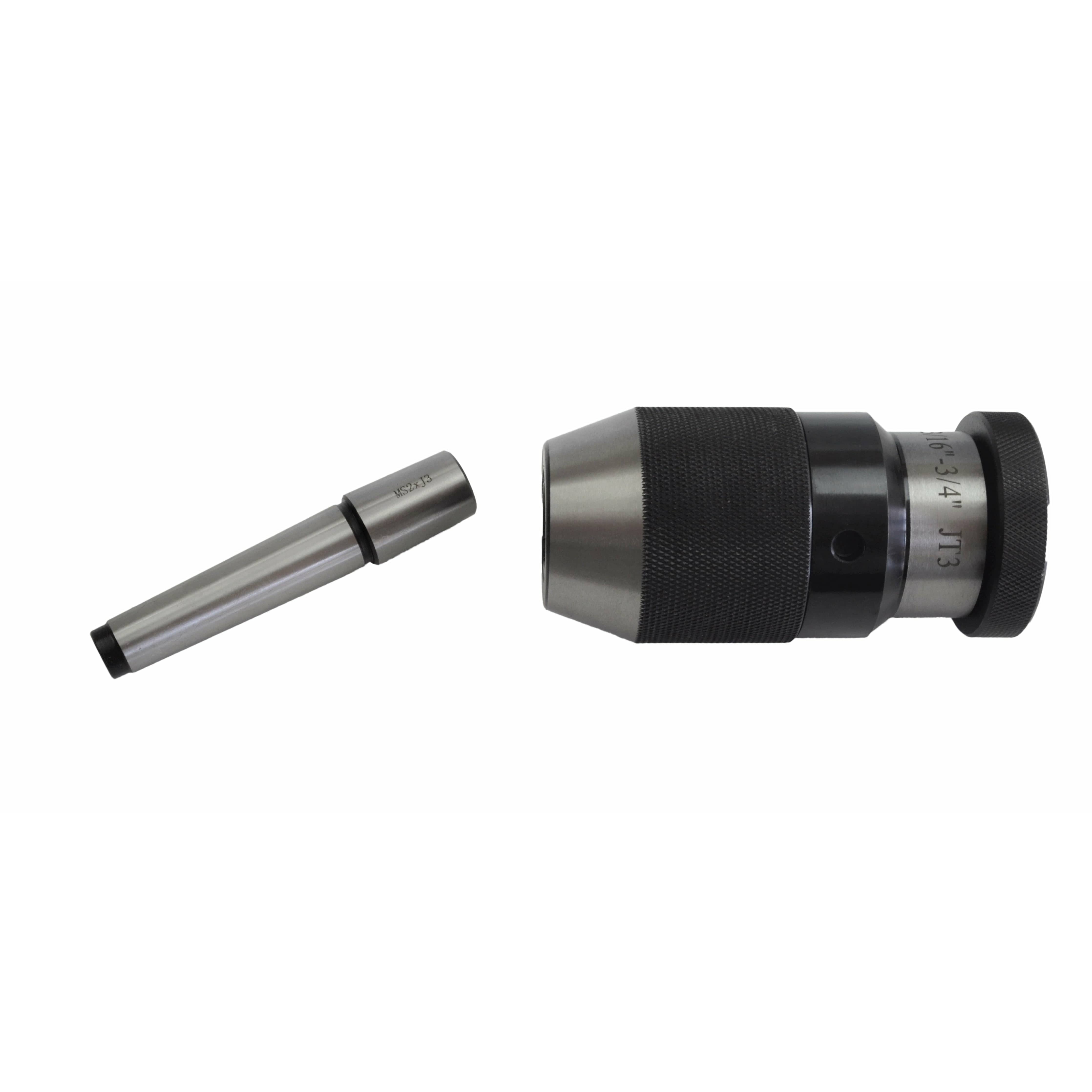 Twin Eagle Imports Drill Chuck 3/16"-3/4" JT3 Keyless Drill Chuck MT2 Drawbar Arbor B Series
