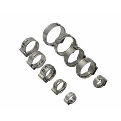 Twin Eagle Imports Grab Kits 100 Piece 304 Stainless Steel 10.8-13.3mm Ear Hose Clamp